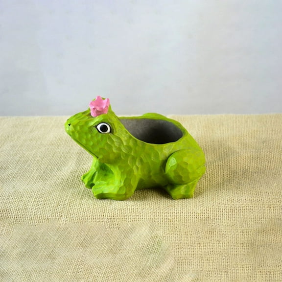 SEWCHICS 1pc Creative Succulent Flower Pots Cement Random Color Plant Pot for Friends