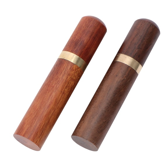 SEWCHICS 2-Piece Wooden Needle Storage Case Assorted Colors for Sewing Craft Organizers and Accessories