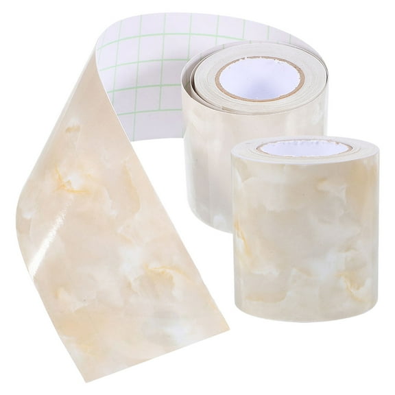 SEWCHICS Marble Peel and Stick Wallpaper, Multi-Colored PVC Wall Trim, 2 Rolls, Easy to Apply and Remove