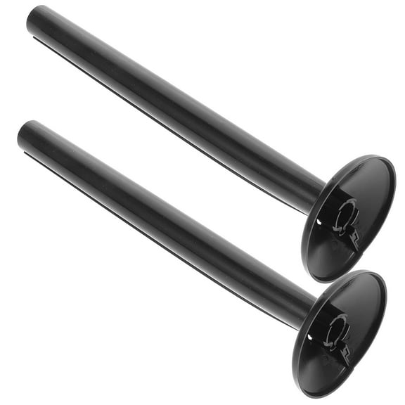 SEWCHICS Radiator Pipe Collars Cover Plastic Black Faucet Pipes Homeowners 2 Sets