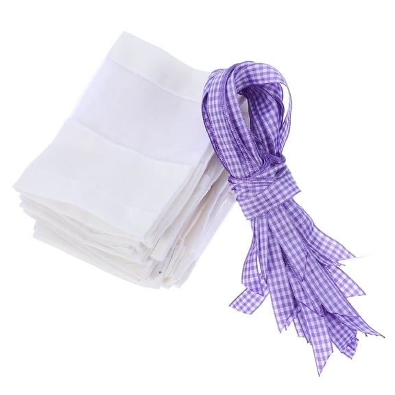 SEWCHICS 20-Pack Lavender Sachet Bags Small Size with Window Design Breathable Fabric for Home Storage and Organization