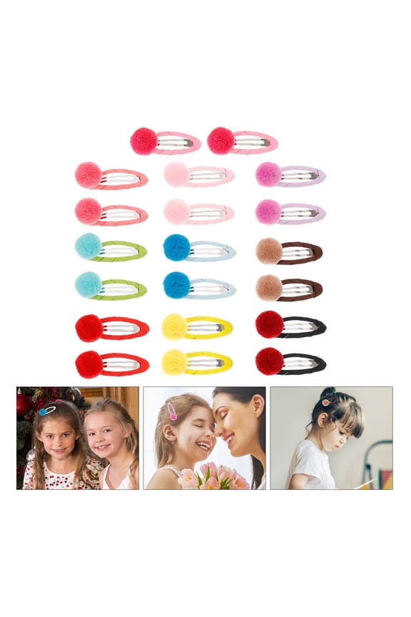 20 Pcs Hair Clips For Girls Assorted Color Toddler Clips For Girls Hair Decoration