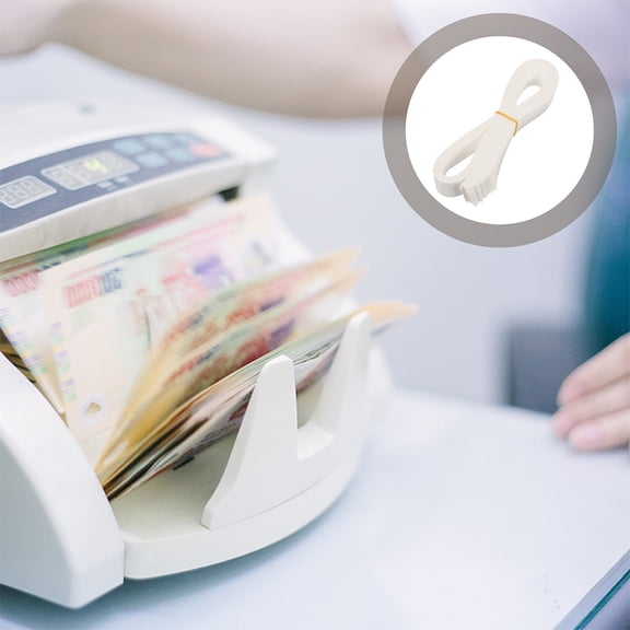 SEWCHICS 200 Pcs White Money Wrappers Cash Wrappers Paper for Organizing and Quick Fixing Cash Bills