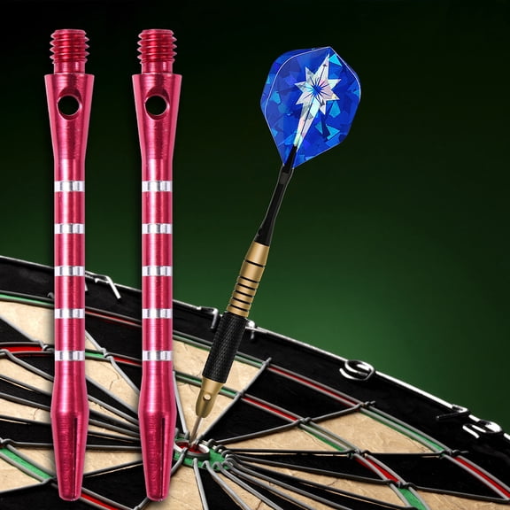 SEWCHICS 20Pcs Aluminium Alloy Dart Shafts Red Front Loaded Weight Balance for Optimized Flight