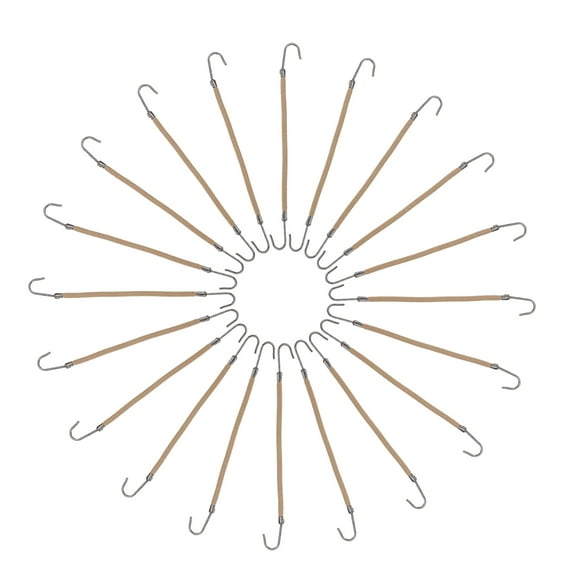 SEWCHICS 20Pcs Beige Ponytail Hooks for Hair Use Create Smooth Ponytails and Braided Styles