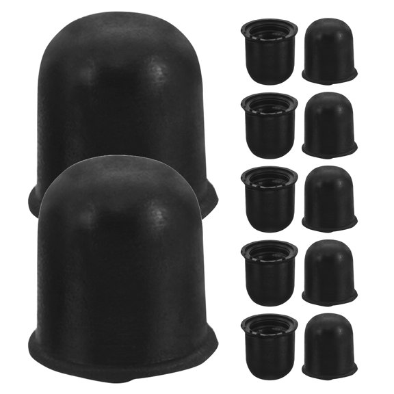 SEWCHICS 20Pcs Black PVC Shock Absorbing Pads for Roller Skate Accessories Compatible with Multiple Skate Models