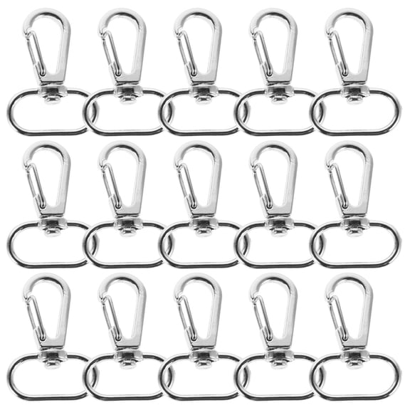 SEWCHICS 20Pcs Durable Metal Bird Cage Door Locks Easy Operation Anti Escape Buckles for Parrot Cages