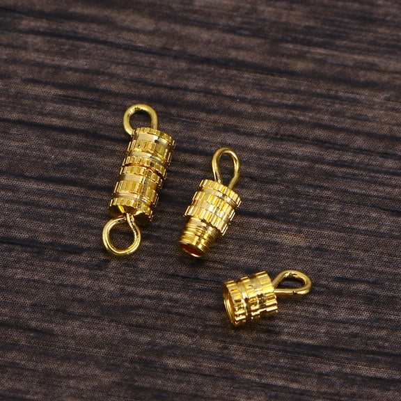 SEWCHICS 20 Pieces Copper Screw Lock Clasps for Jewelry Making, Necklace and Bracelet Accessories Kit