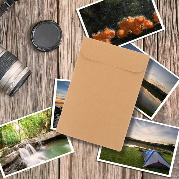 SEWCHICS Kraft Paper Envelopes Box Light Brown 20 Pieces Mailing and Storage Supplies