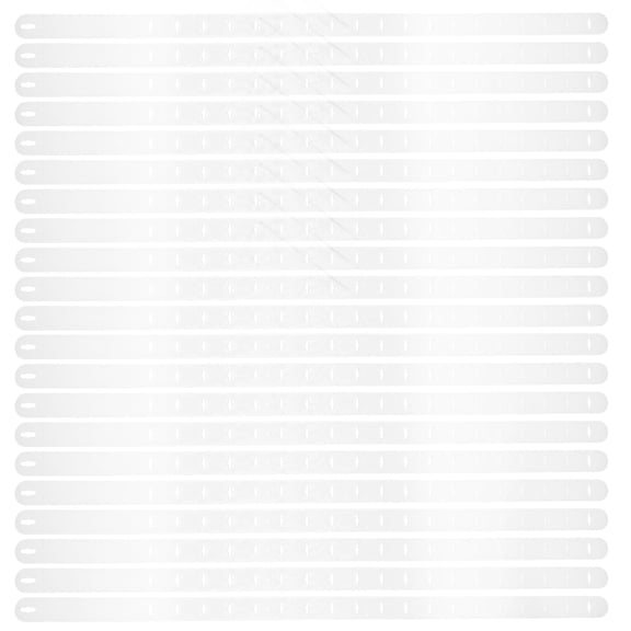 SEWCHICS 20Pcs Plastic Hanger Hanging Strips White Antislip Design for Closet Organization