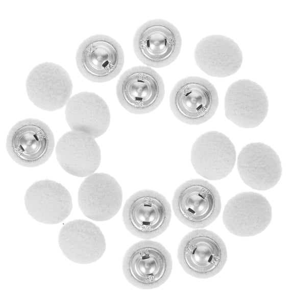 SEWCHICS 20Pcs Round Fabric Covered Buttons Suitable for Clothes Shirts Sweaters and Jackets