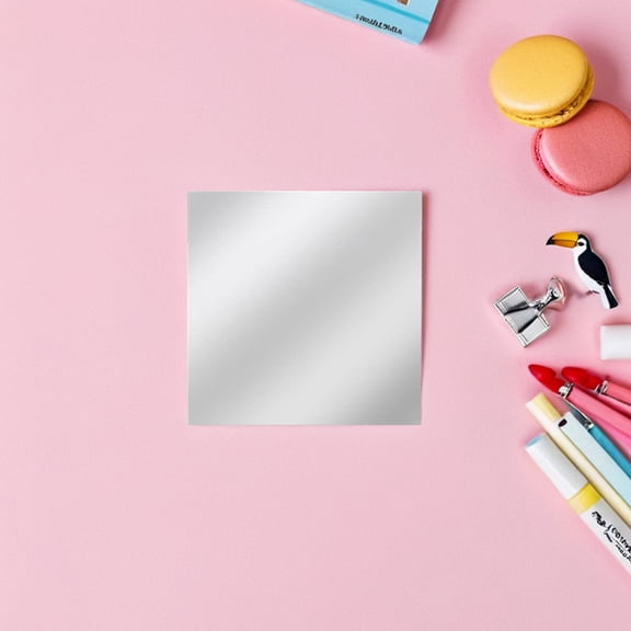 SEWCHICS 20Pcs Self Adhesive Small Mirror Tiles for Home Decor Craft and Wall Decoration