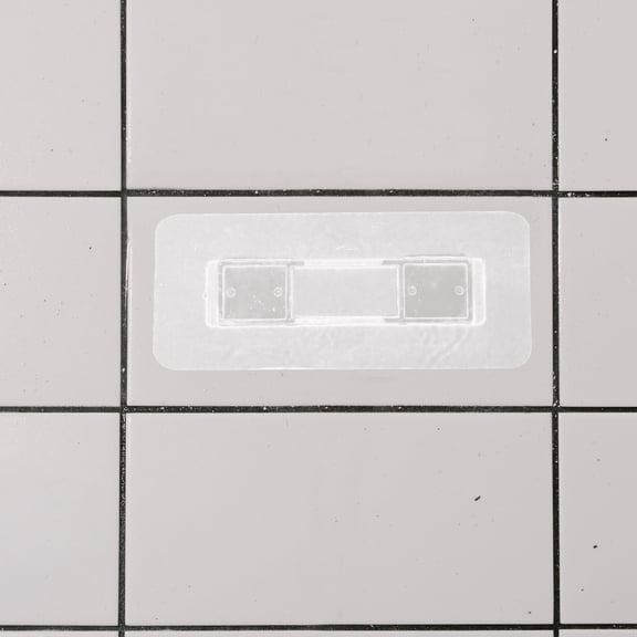 SEWCHICS 20 Pcs Non Marking Wall Hooks Adhesive Hooks for Hanging Plastic Home Clear Appearance Design