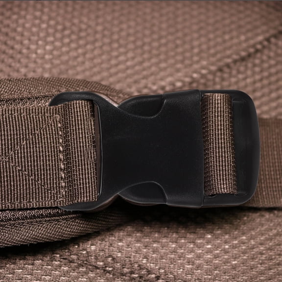 SEWCHICS 20 Sets Black Plastic Slide Buckles Adjustable Webbing Clips for Backpack Straps and Outdoor Gear