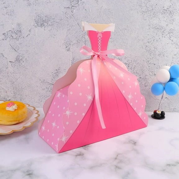 SEWCHICS 20pcs Party Favor Boxes Paper Red Folding Design Storage for Birthday Party