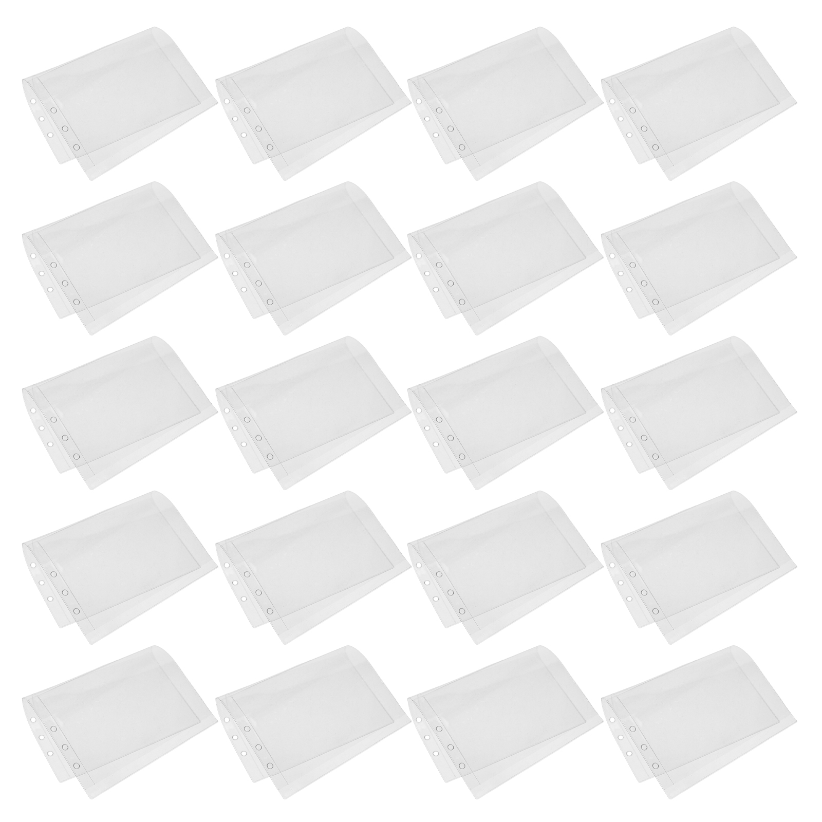 SEWCHICS 20pcs Transparent PVC Document Organizer and Receipt ...