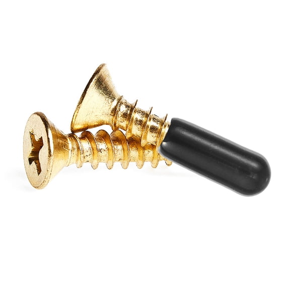 SEWCHICS 250Pcs High Grade Black Rubber Tube Caps for Protecting Screw Threads and Round Tubes