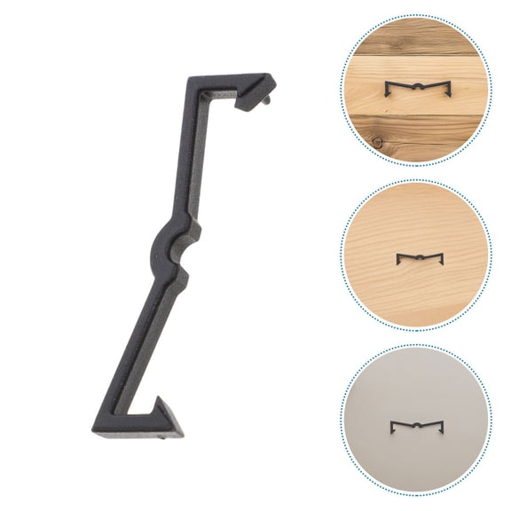 SEWCHICS 250Pcs Heavy Duty Plastic Pegboard Hook Locks Black Clips for Garage and Workshop Storage