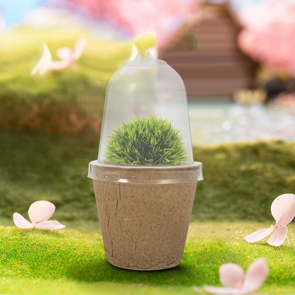 SEWCHICS Paper Flower Pots Starter Pots Paper 25Pcs for Planting