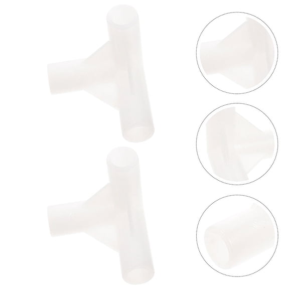 SEWCHICS 25-Piece White Plastic Tent Pole Repair Connectors for Outdoor Canopy and Camping Gear Accessories