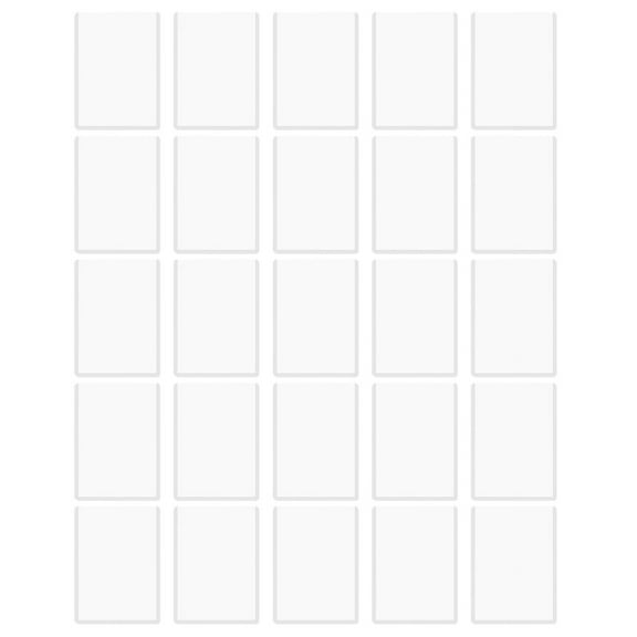 SEWCHICS 25Pcs Hard Plastic Card Sleeves Protective Covers for Baseball and Game Cards