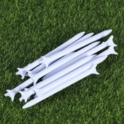SEWCHICS 25-Piece White Golf Holders Set, Lightweight Reusable PP Plastic Golf Training Accessories for Practice