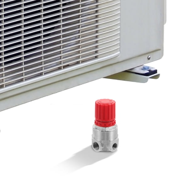 SEWCHICS 2-Pack Air Compressor Repair Kit with Red Aluminum and Plastic Parts for Industrial and Production Line Use