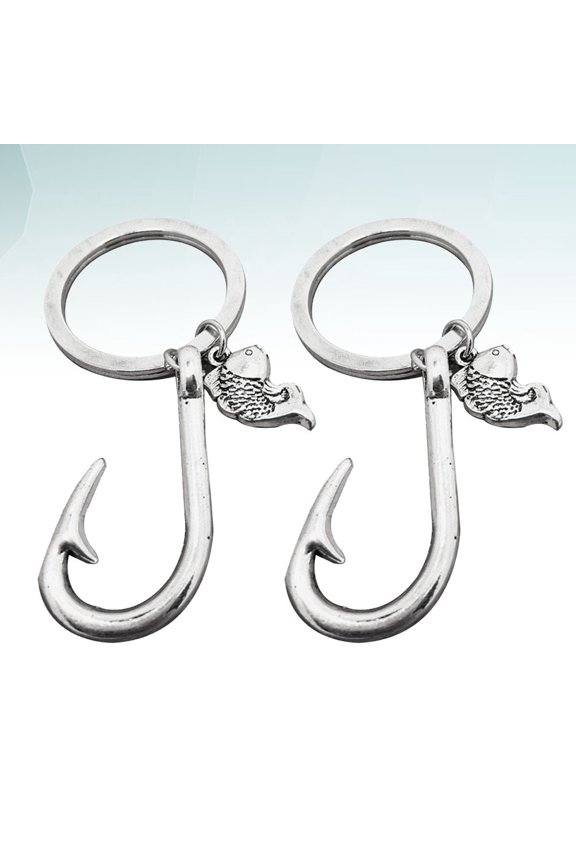 2PCS Key Holder Keyring Alloy Keychains Antique For Birthday Decoration