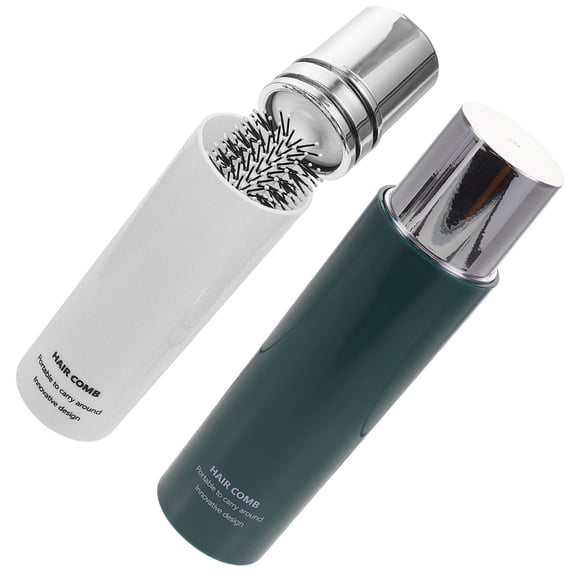 SEWCHICS 2-Pack Portable Hair Styling Combs for Blow Drying and Travel, Lightweight Ivory White Hair Care Tools