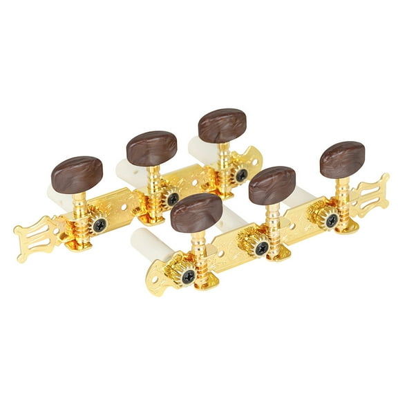 SEWCHICS Guitar Peg Tuners ABS Material Classical Design 2 Pieces Precision Pitch Adjustment