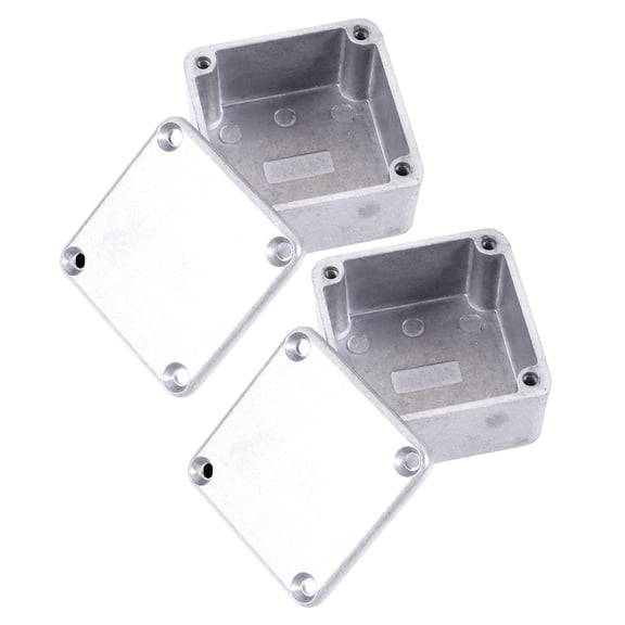 SEWCHICS 2-Pack Aluminum Organizer Case in , and Stable Structure for Guitar Effect Pedal Storage and