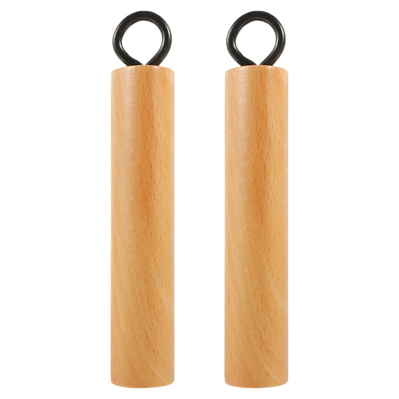 SEWCHICS 2-Pack Universal Wooden Pot Handles Removable Replacement for Cookware Kitchen Accessories