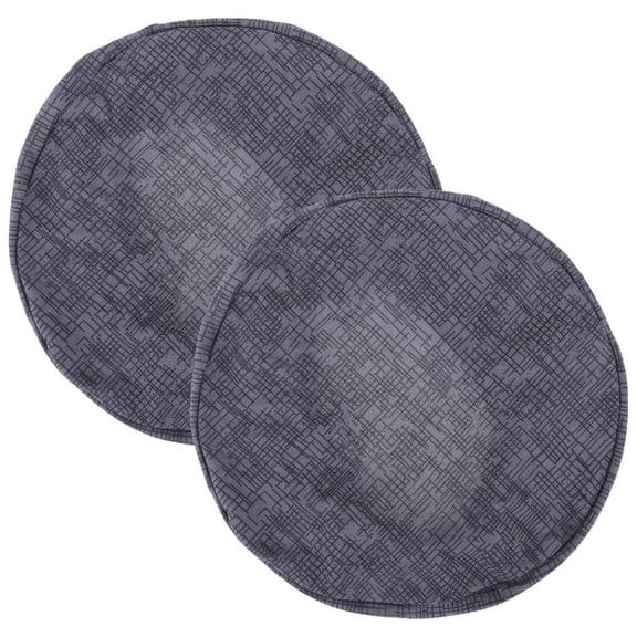 SEWCHICS 2-Pack Dark Polyester Barstool Covers Stretch for Home Kitchen and Commercial Use