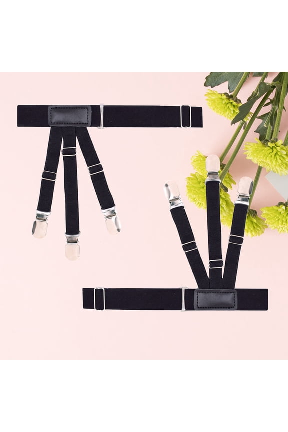 Black Shirt Keepers with Strong Clipping Force for Hold, 2 Pieces, Stylish and Practical