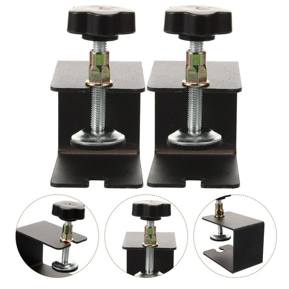 SEWCHICS 2-Pack Heavy Duty C Clamps for Woodworking, Cabinet Mounting, Metalworking, and Projects