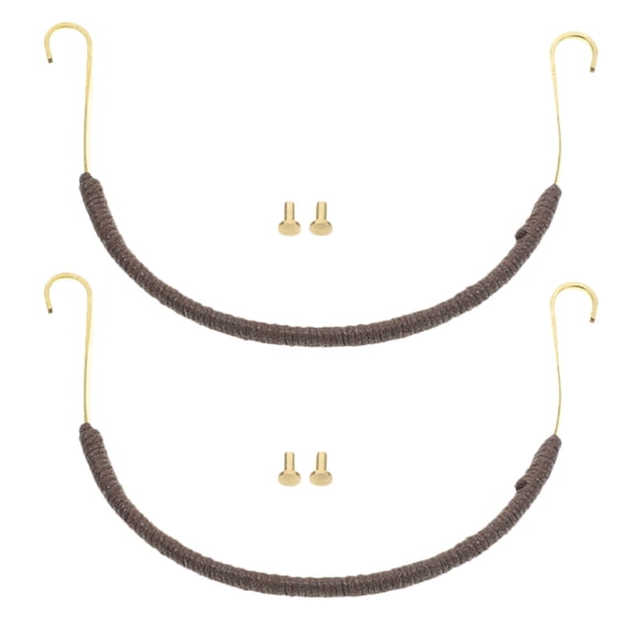 SEWCHICS 2-Pack Copper Teapot Handle Replacement with Woven Ergonomic Design for Comfortable and Secure Kettle Grip