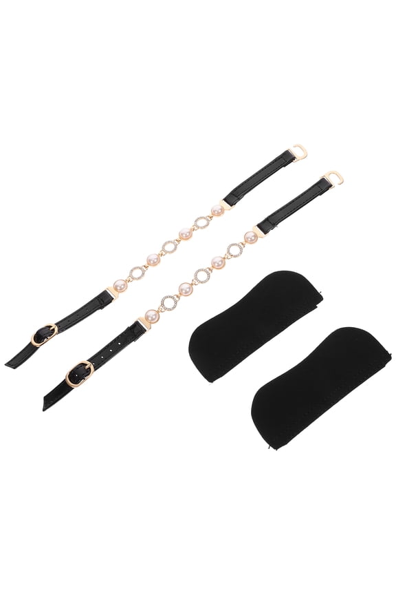 Rhinestone High Heel Shoe Straps, Assorted Colors, Decorative Shoe Accessories, 2 Pieces for Women