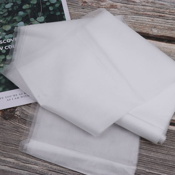 SEWCHICS 2-Pack Disposable Bed Sheets White Non-Woven Fabric Lightweight for Travel and Convenient Use