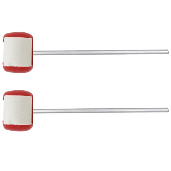 SEWCHICS Felt Drum Pedal Beater Metal ABS Multi for Kick Drum Use 2Pcs