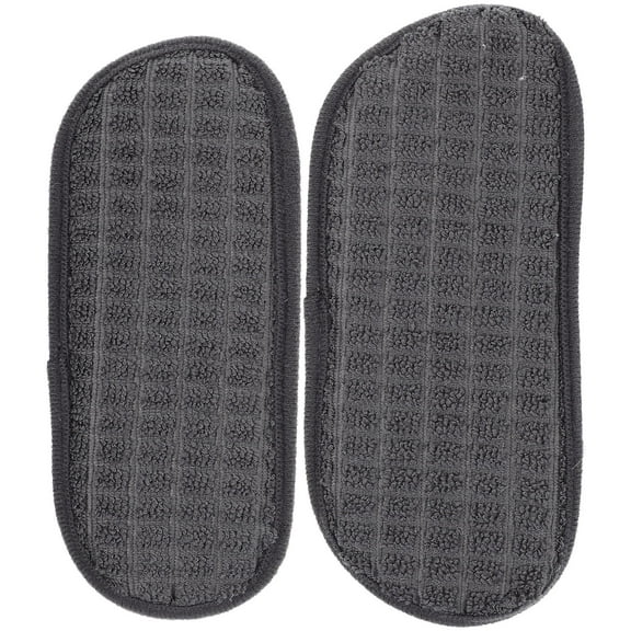 SEWCHICS 2Pcs Fridge Water Dispenser Drip Mat Grey Synthetic Fiber Quick Drying Water Absorption For Households