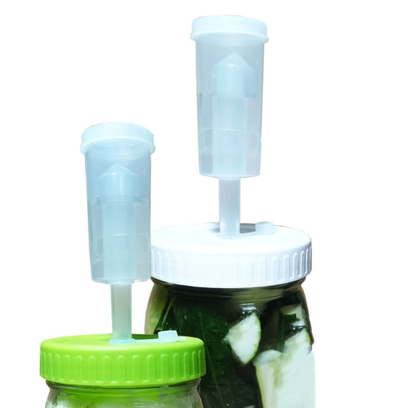 SEWCHICS 2Pcs Reusable Jar Lids with Leakproof Seal for Wide Mouth Jars Home Use
