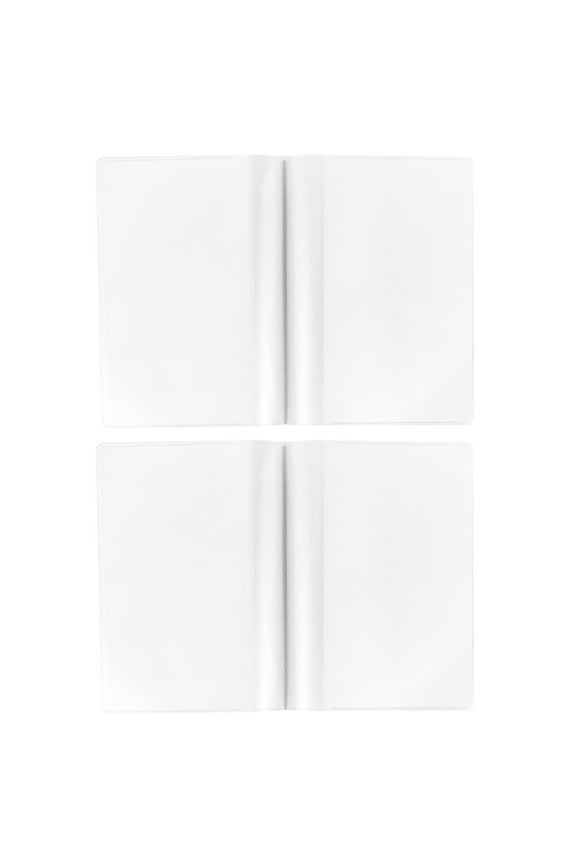 2Pcs Lightweight Plastic Wallet Inserts Transparent Credit Card Holder for Purse