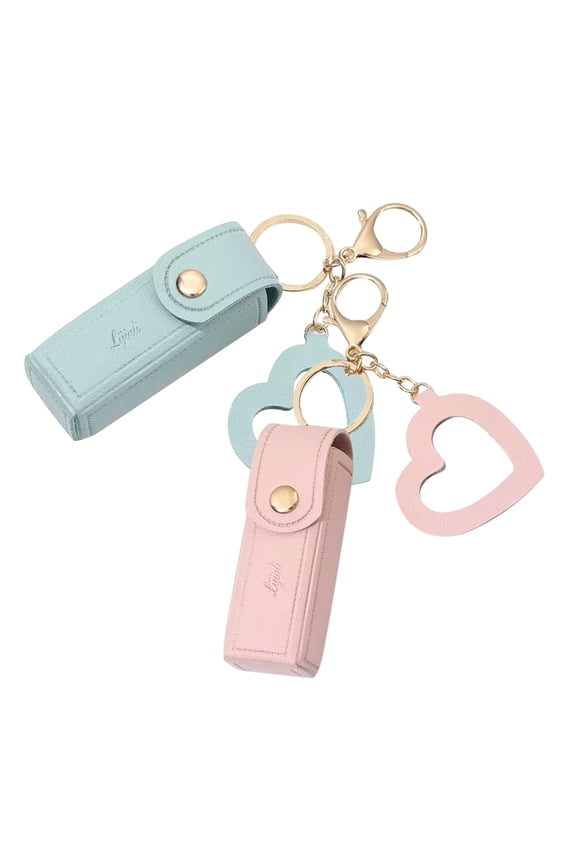 2-Pack Lightweight Travel Keychain Storage Pouches in Assorted Colors, Portable and Easy to Carry