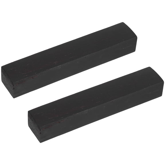 SEWCHICS 2-Piece Minimalist Wooden Desk Paperweight Set in Brown, Elegant Rectangular Design Ideal for and Office Use