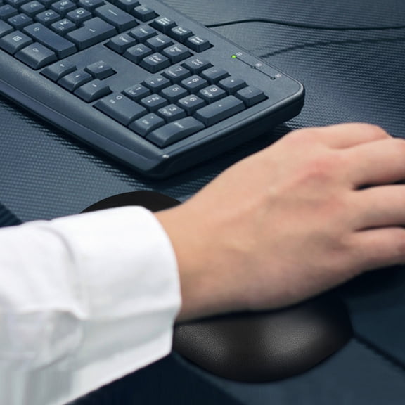 SEWCHICS 2Pcs Ergonomic Mouse Wrist Rest Pillow with Non Slip Silicone Base for Comfortable Office Use