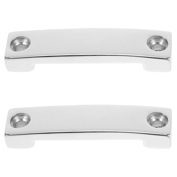 SEWCHICS 2-Pack Plated Marine Top Strap Eye Webbing Clamps for Boat Deck Hardware Accessories