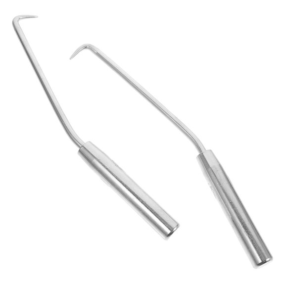 SEWCHICS 2Pcs Portable Wire Tie Tool with Solid Steel Hook for Garden Fence and Plant Climbing Tying