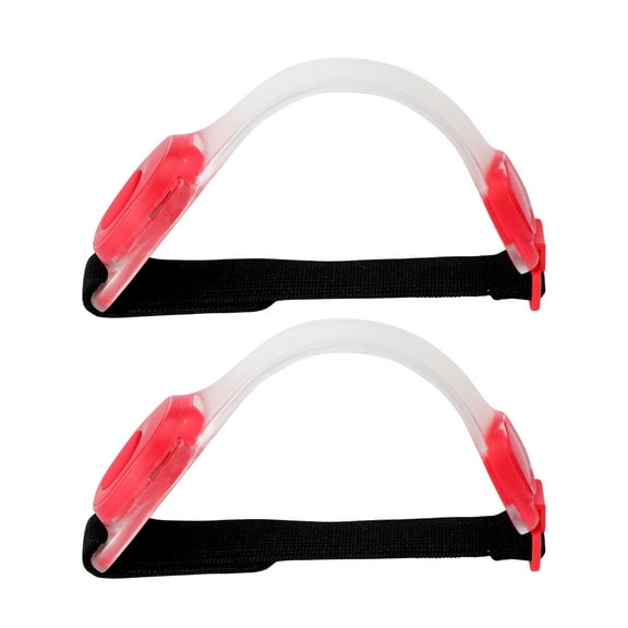 SEWCHICS 2-Pack Red LED Night Running Lights Portable Safety Gear for Walking Jogging and Outdoor Activities