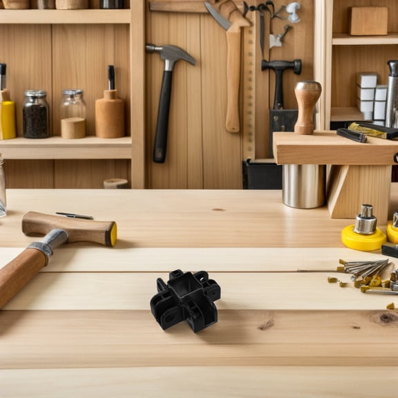 SEWCHICS 2-Pack Canopy Tent Support Rod Brackets Black Universal Connectors for Outdoor Shade Shelter Accessories