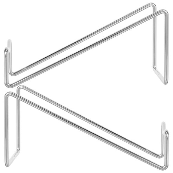 SEWCHICS 2-Pack Stainless Steel Single Wine Rack Bottle Holder Plated Vertical Organizer for Home Bar